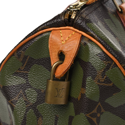 Louis Vuitton Monogram Graffiti Speedy 30 Kaki 12 of 19