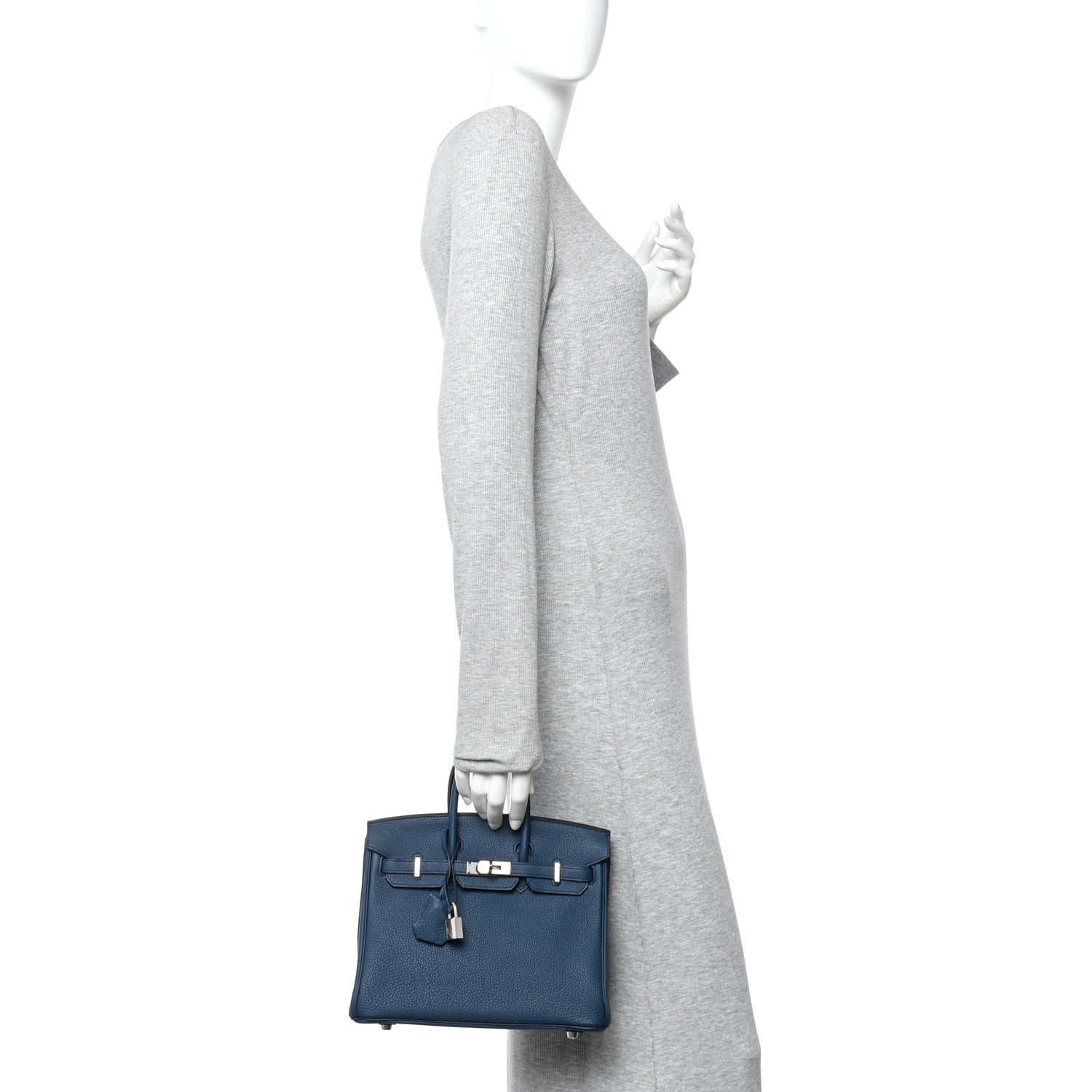 Hermes Togo Birkin 25 Bleu de Prusse 2 of 11
