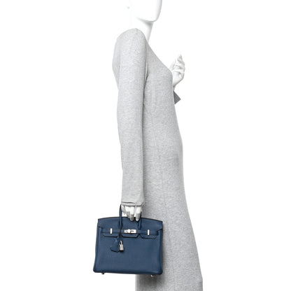 Hermes Togo Birkin 25 Bleu de Prusse 2 of 11