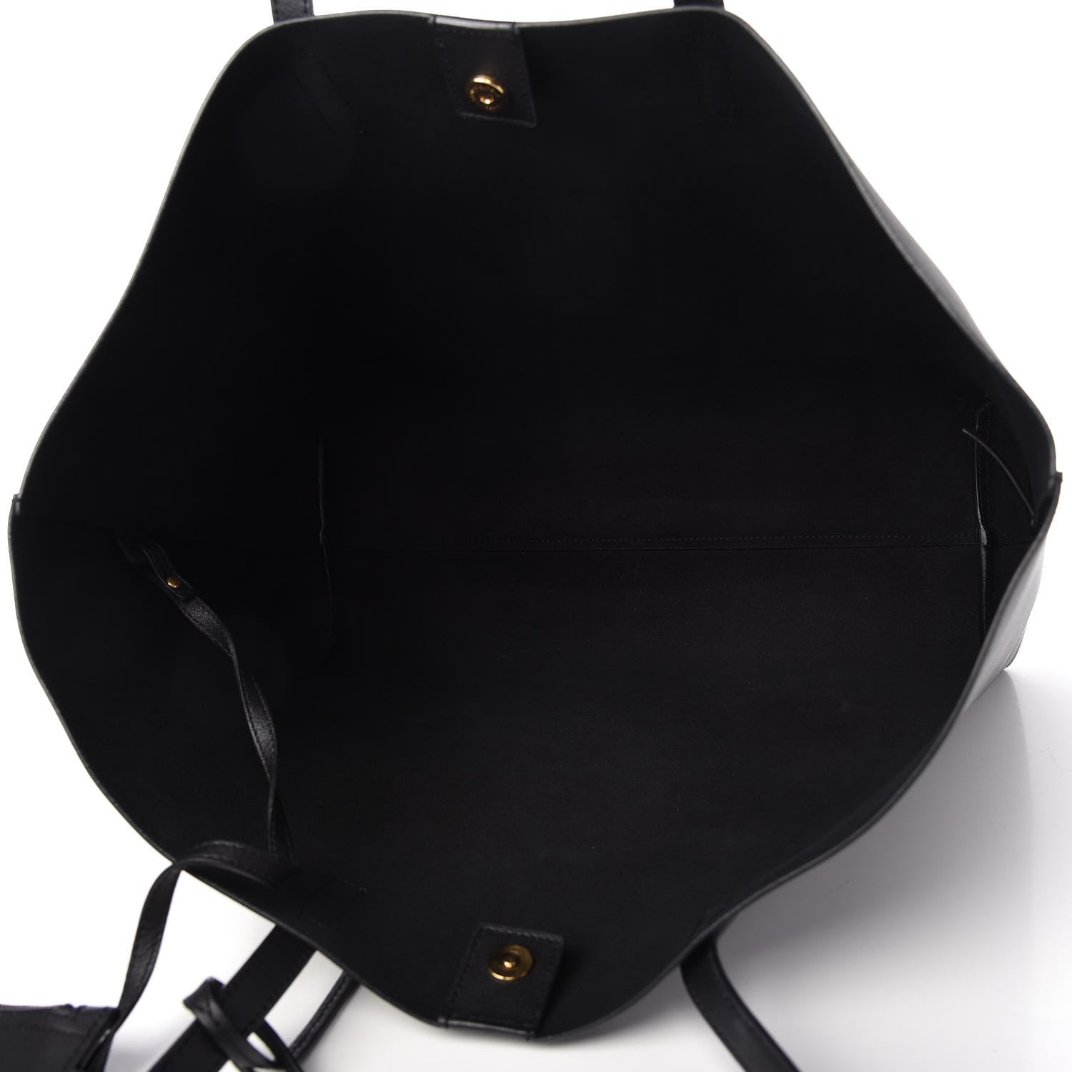 Saint Laurent Calfskin Large Shopping Tote Black 5 of 9