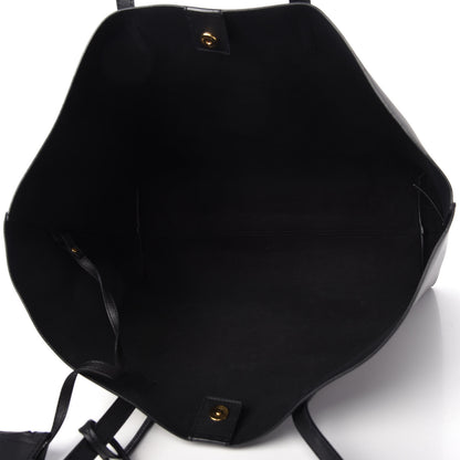Saint Laurent Calfskin Large Shopping Tote Black 5 of 9