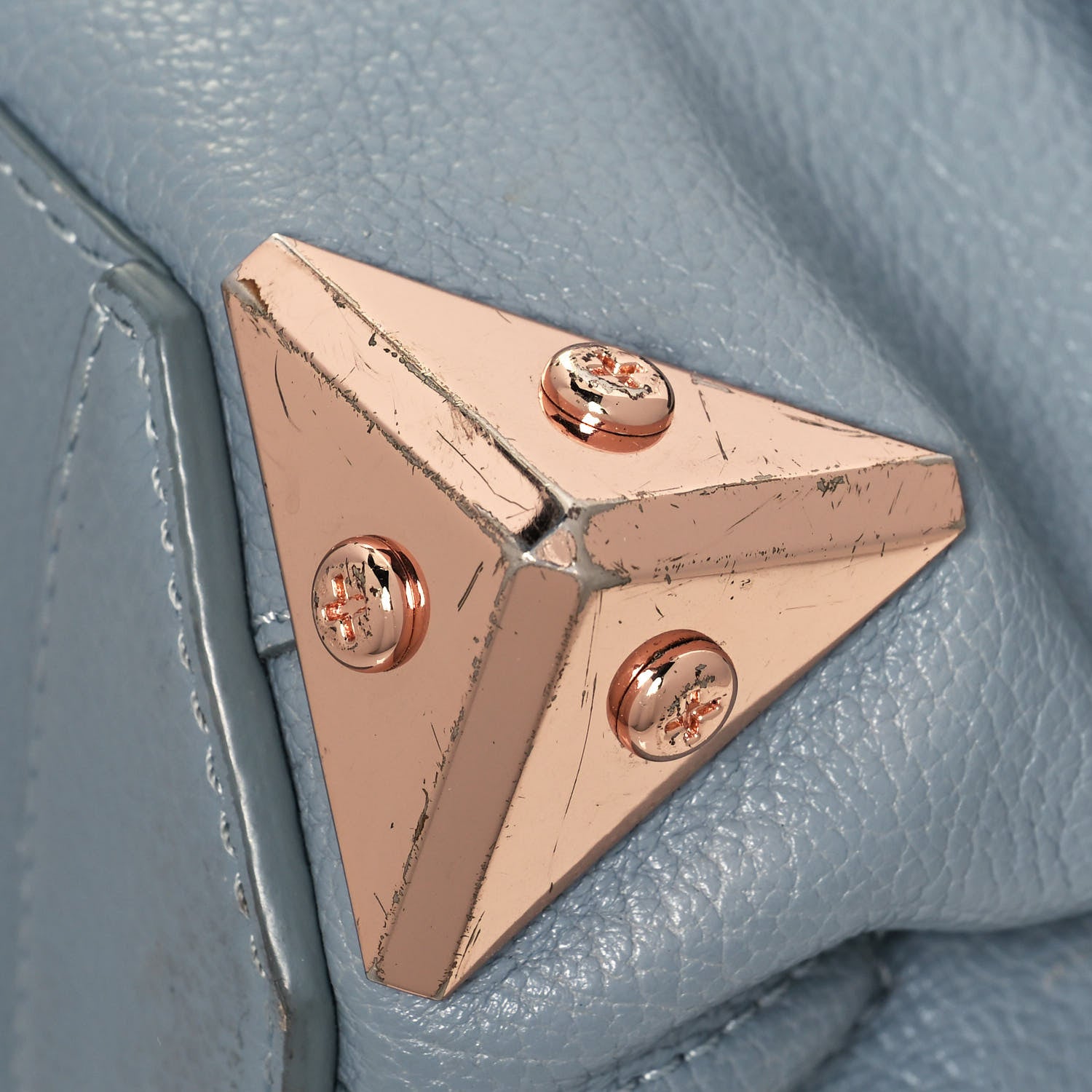 Alexander Wang Calfskin Small Marion Tote Mercury Rose Gold Hardware 9 of 14