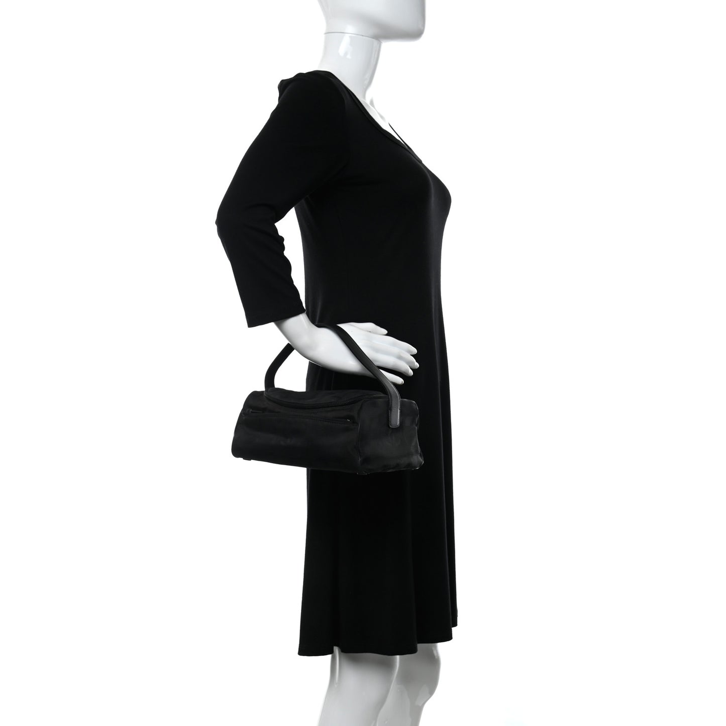 Nylon Travel Cosmetic Case Black