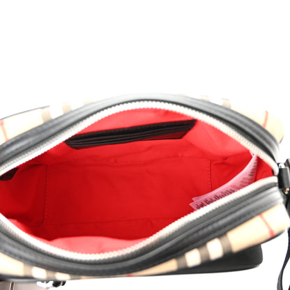 Burberry Vintage Check Calfskin Small Camera Bag Archive Beige 5 of 10