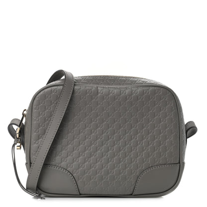 Gucci Microguccissima Mini Bree Messenger Bag Grey 1 of 9