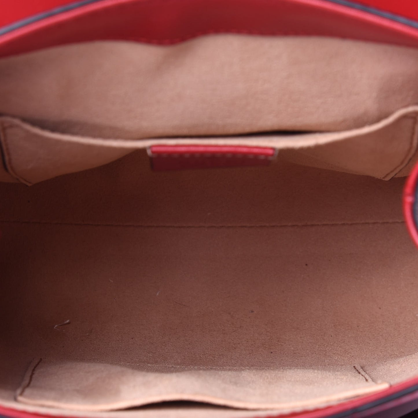 Guccissima Signature Padlock Backpack Hibiscus Red