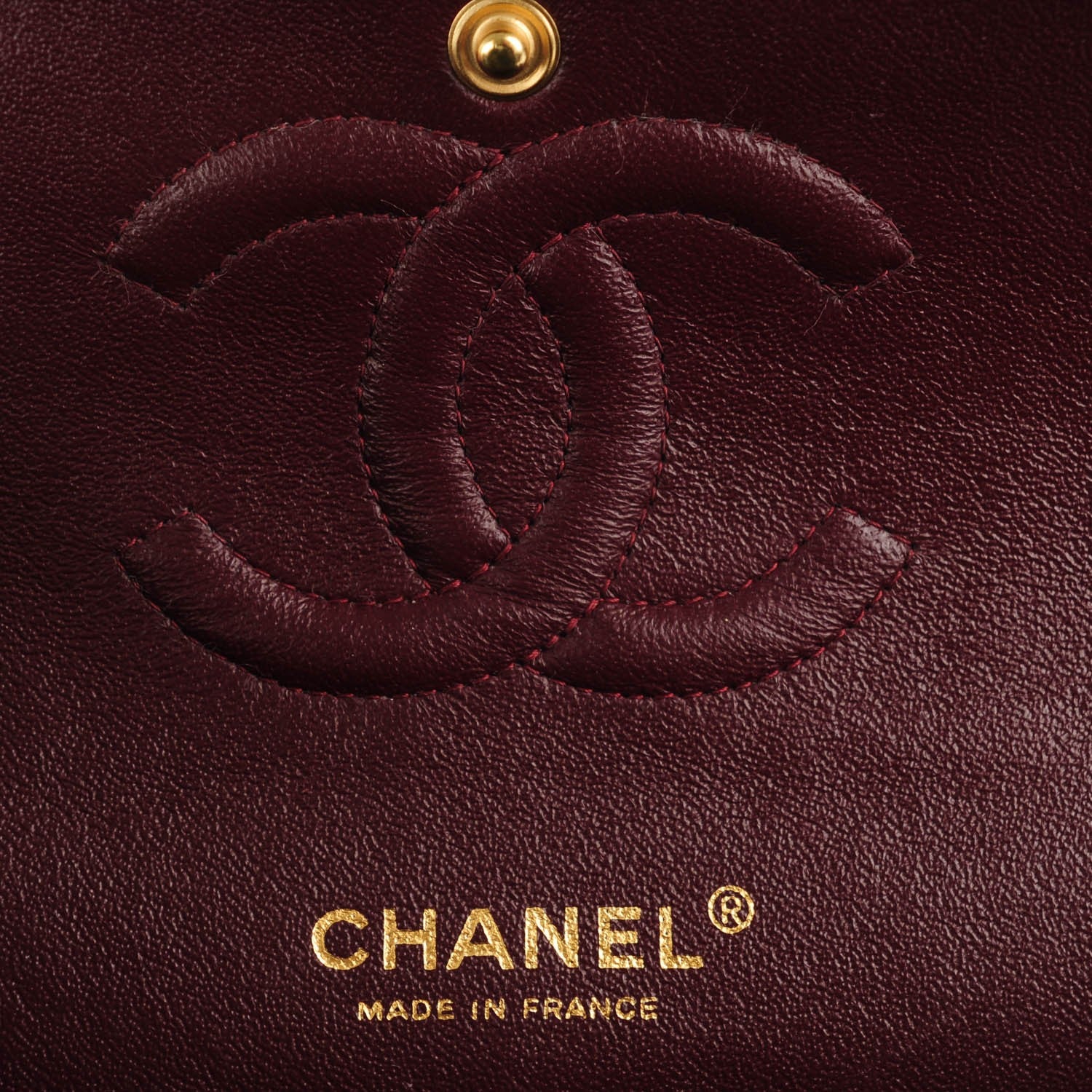 Chanel Lambskin Quilted Medium Double Flap Black 6 of 9