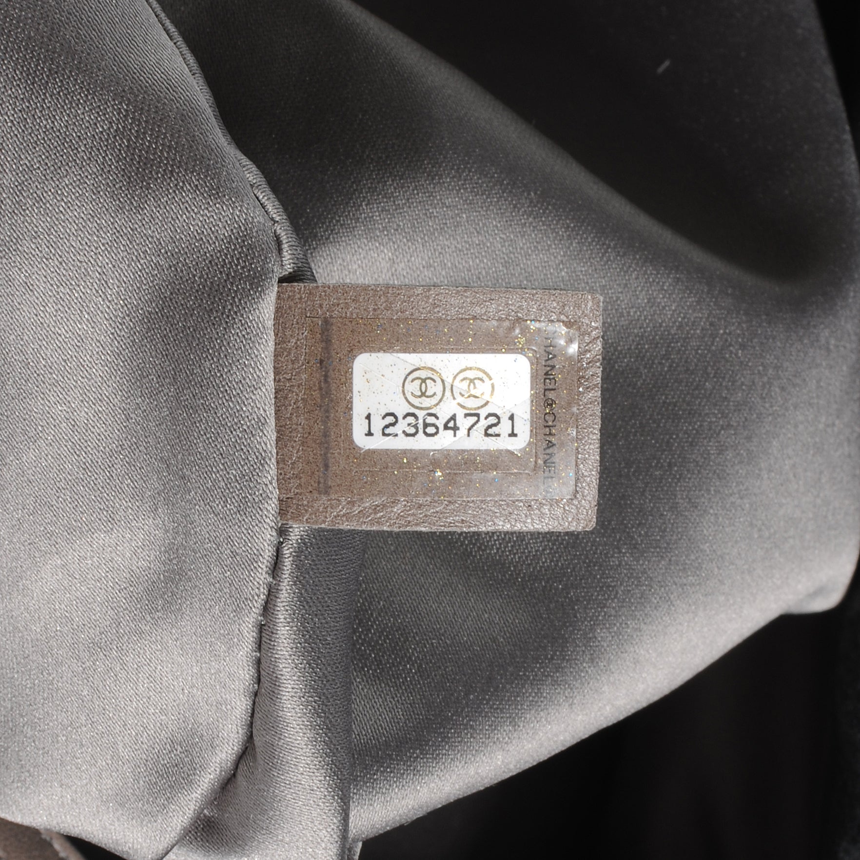Chanel Leather Bubble Quilt Hobo Grey 7 of 8