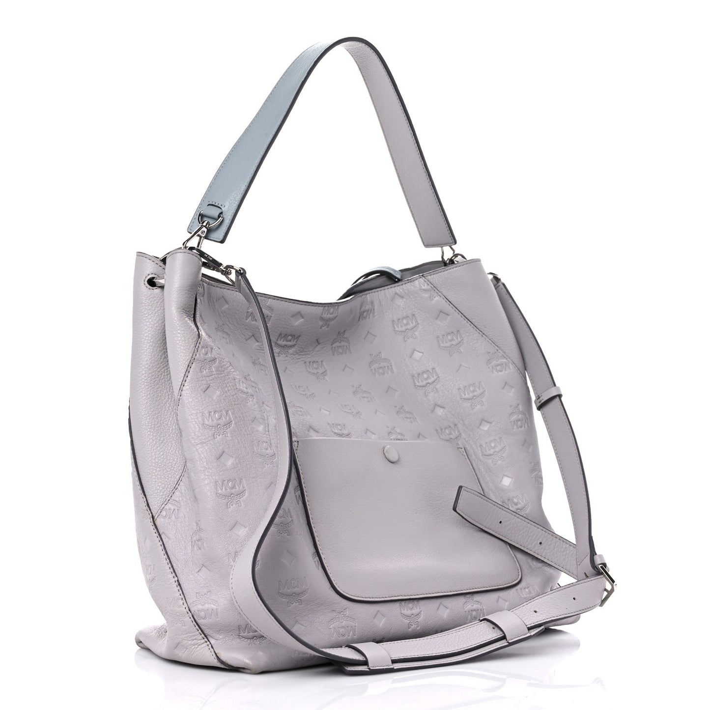 Calfskin Ottomar Monogram Medium Klara Hobo New Beige