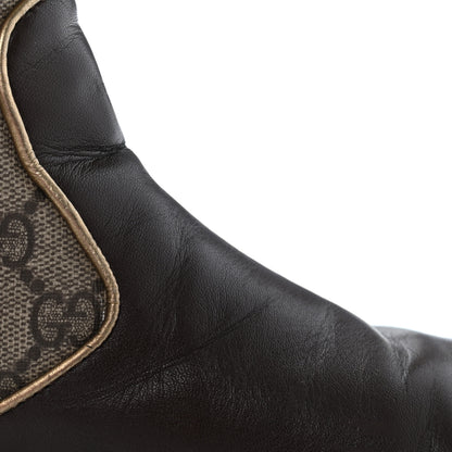 Gucci GG Plus Monogram Rabbit Fur Boots 39 Dark Brown 18 of 25