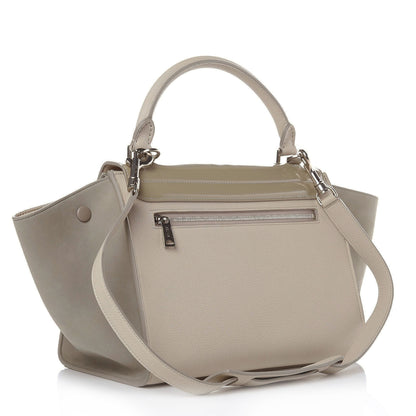 Celine Spazzolato Calfskin Nubuck Small Trapeze Quartz 3 of 8