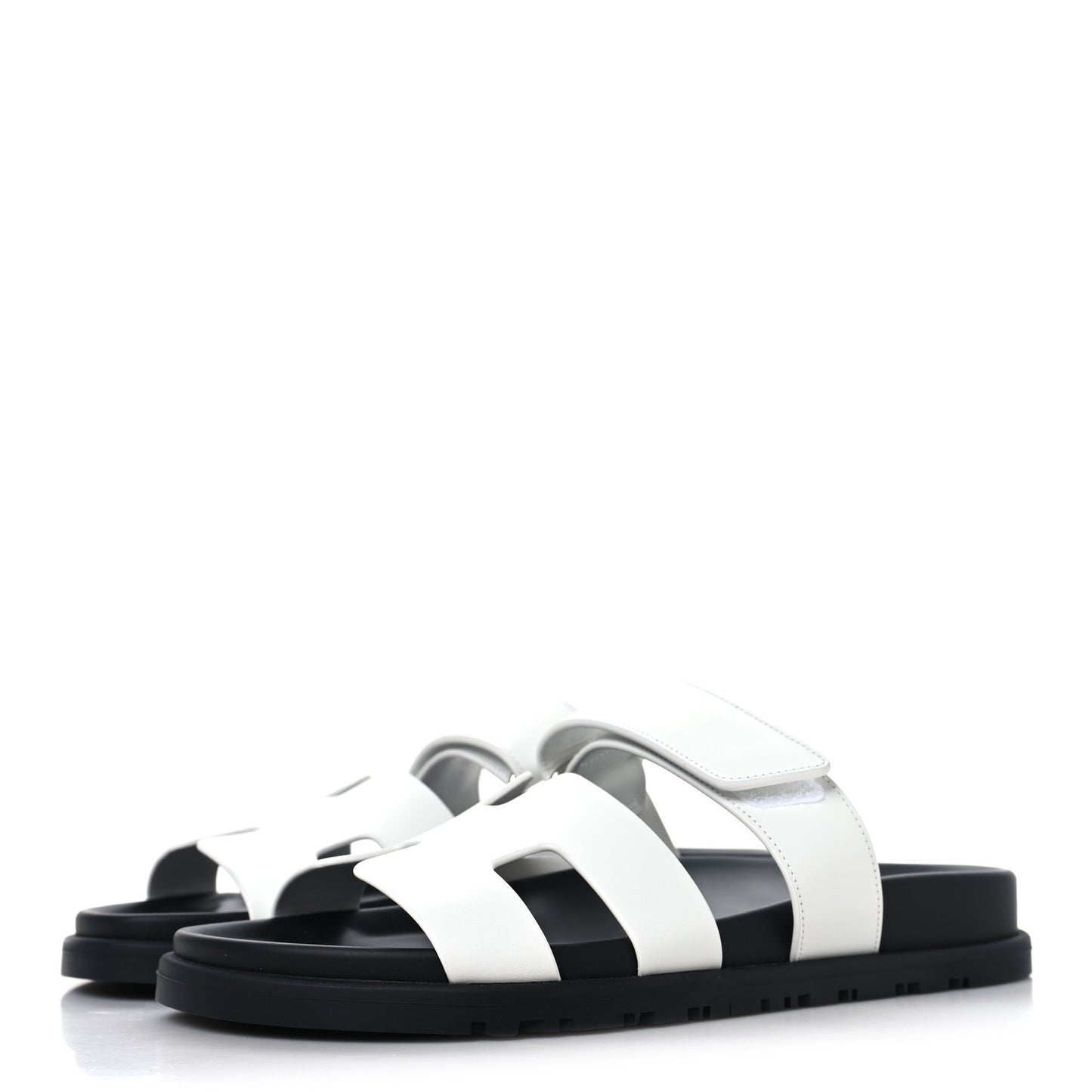 Calfskin Womens Chypre Sandals 37 White