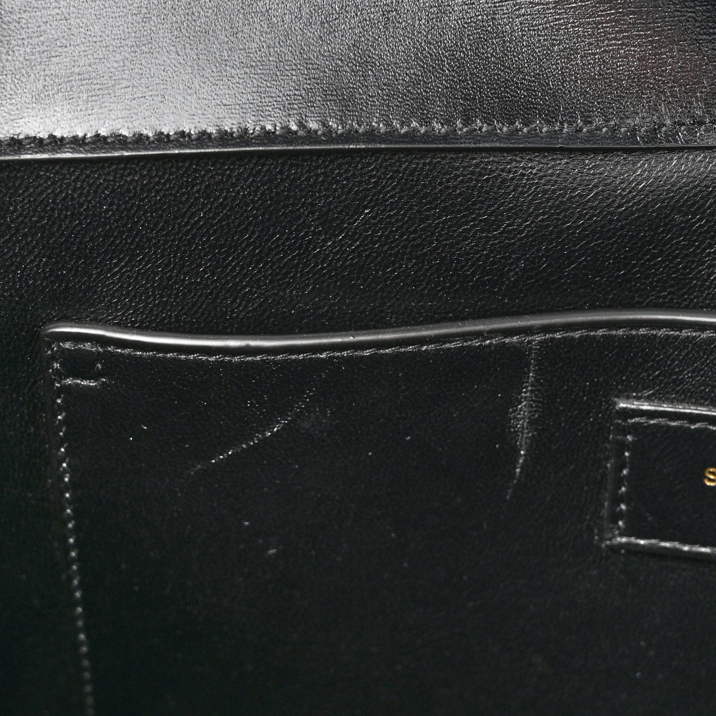 Smooth Calfskin Manhattan Shoulder Bag Black
