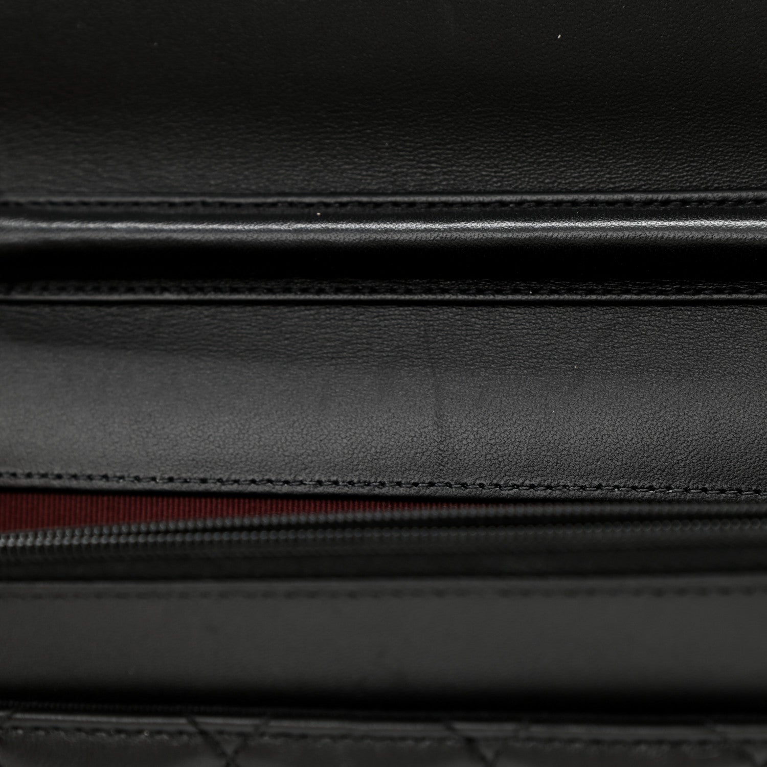 Chanel Lambskin Quilted Wallet On Chain WOC Black 9 of 14