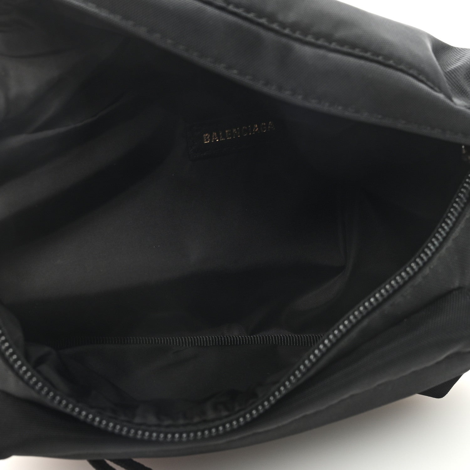 Balenciaga Sport Nylon Logo Embroidered Small Wheel Beltpack Black 5 of 8