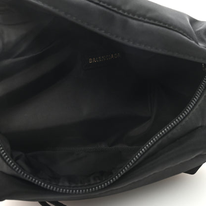 Balenciaga Sport Nylon Logo Embroidered Small Wheel Beltpack Black 5 of 8