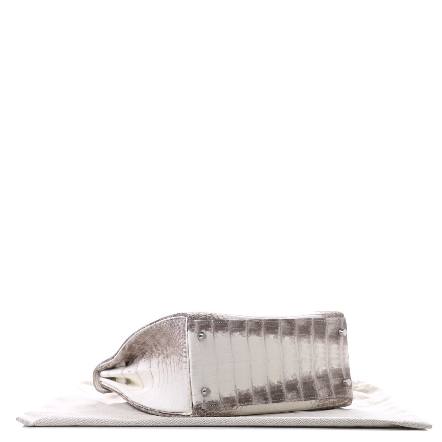 Matte Niloticus Crocodile Himalaya Kelly Retourne 28 White