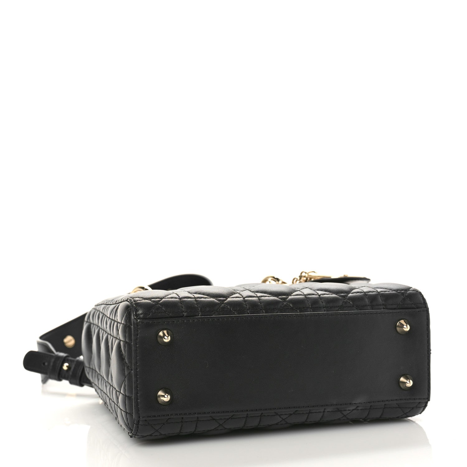 Christian Dior Lambskin Cannage Small My ABCDior Lady Dior Black 4 of 8