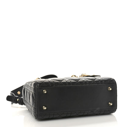 Christian Dior Lambskin Cannage Small My ABCDior Lady Dior Black 4 of 8