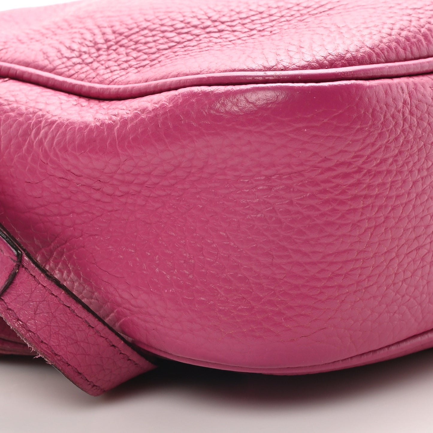 Cellarius Calfskin Small Soho Disco Bag Bright Bouganville