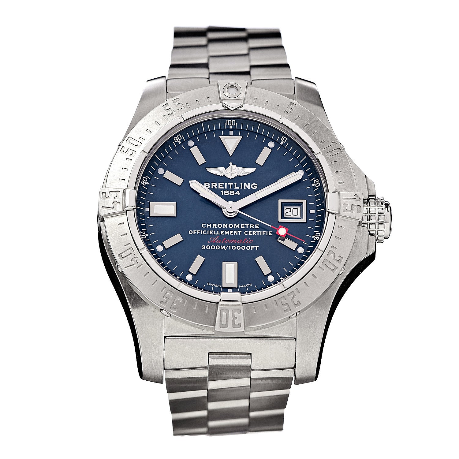 Breitling Stainless Steel 45mm Avenger Seawolf Automatic Watch Blue A1733010 1 of 8