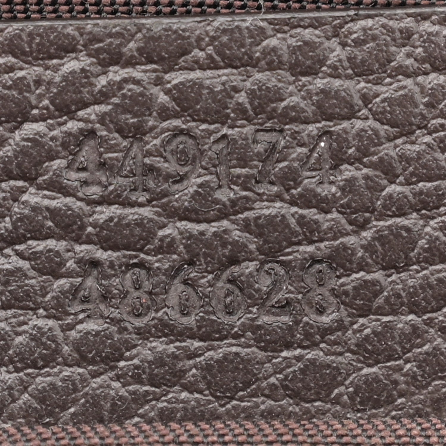 Gucci Monogram Dollar Calfskin Belt Bag Beige Ebony Testa di Moro Marrone Scuro 7 of 10