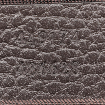 Gucci Monogram Dollar Calfskin Belt Bag Beige Ebony Testa di Moro Marrone Scuro 7 of 10