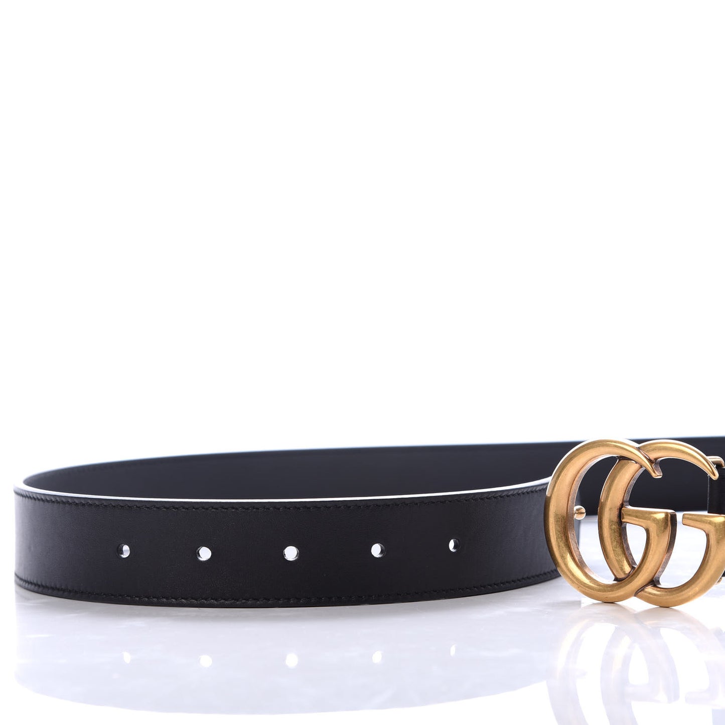 Calfskin Double G 30mm Belt 85 34 Black