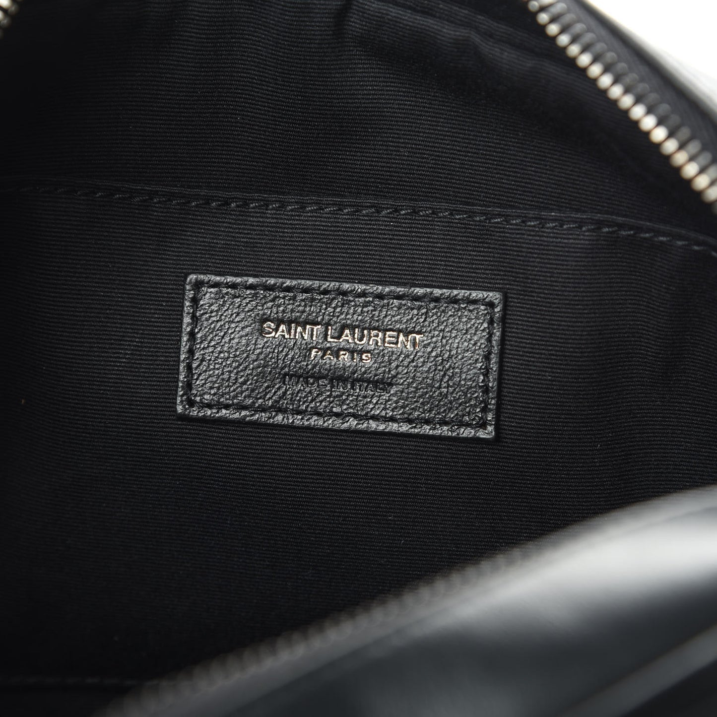 Calfskin Matelasse Monogram Lou Camera Bag Black