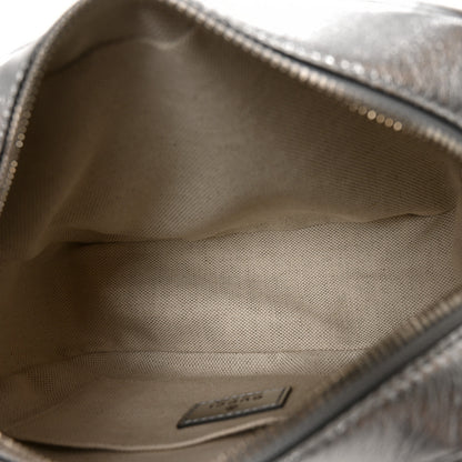 Gucci Metallic Sakai Be Green Calfskin Diagonal Stitched Small Blondie Shoulder Bag Silver 5 of 11
