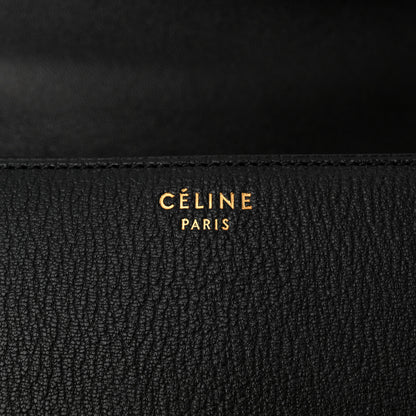 Celine Goatskin Medium Classic Box Flap Bag Black 6 of 12