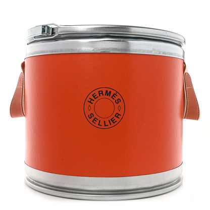 Hermes Cardboard Metal Sellier Smallbox Storage Box Orange 1 of 10