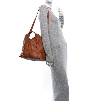 Loewe Soft Grained Calfskin Woven Basket Bag Tan 2 of 11