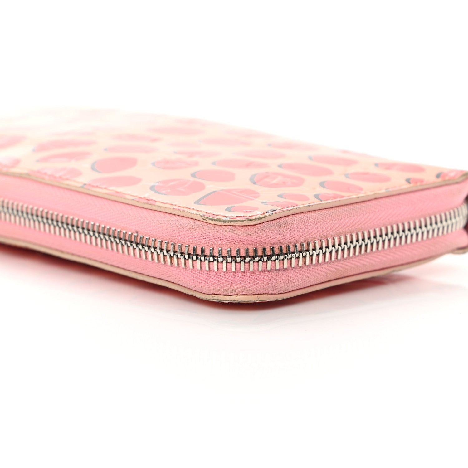 Louis Vuitton Vernis Jungle Dots Zippy Wallet Sugar Pink Poppy 13 of 16