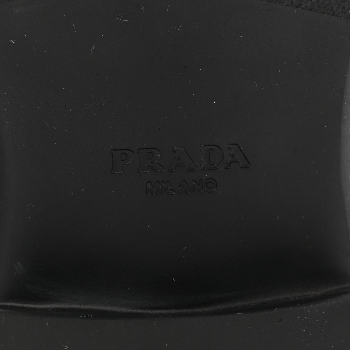 Spazzolato Metal Triangle Logo 50mm Loafers 38 Black