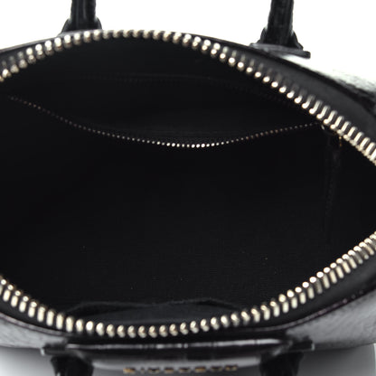 Givenchy Calfskin Crocodile Embossed Mini Antigona Black 6 of 10