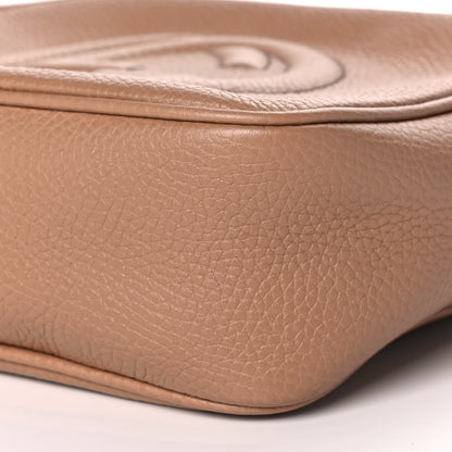 Gucci Pebbled Calfskin Small Soho Disco Bag Camelia 11 of 16