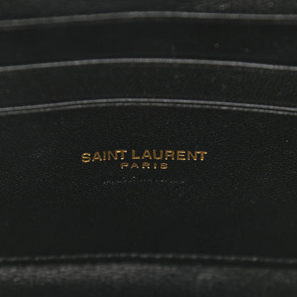 Saint Laurent Grain De Poudre Matelasse Monogram Mini Lou Camera Bag Pistachio 6 of 10