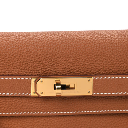 Hermes Togo Kelly Retourne 28 Gold 8 of 10
