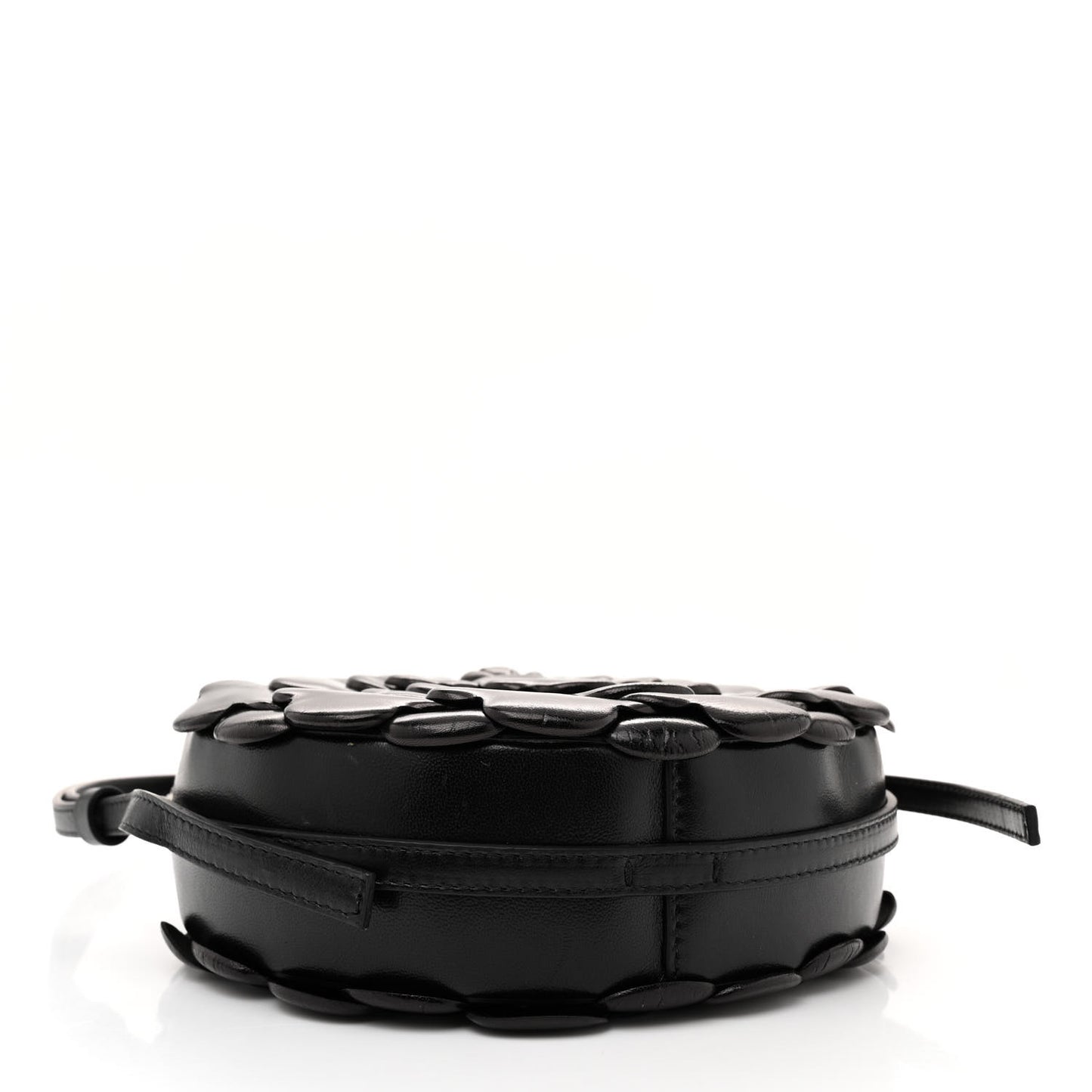 Nappa Atelier 03 Rose Edition Round Crossbody Bag Black