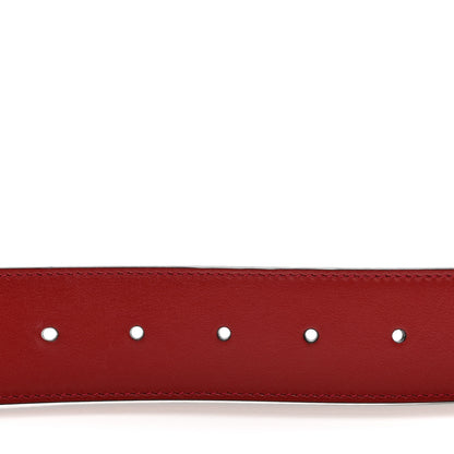 Gucci Plutone Calfskin Double G 40mm Belt 75 30 Rosso 5 of 5