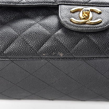 Chanel Caviar Quilted Maxi Double Flap Black 19 of 23