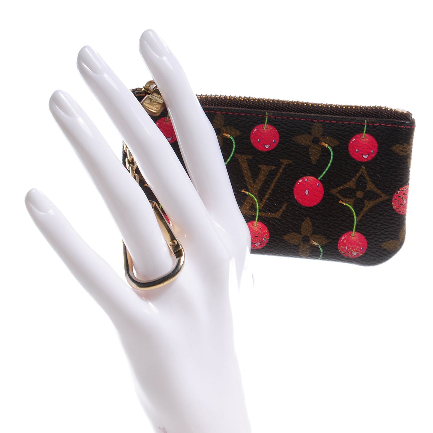 Monogram Cerises Key Pouch