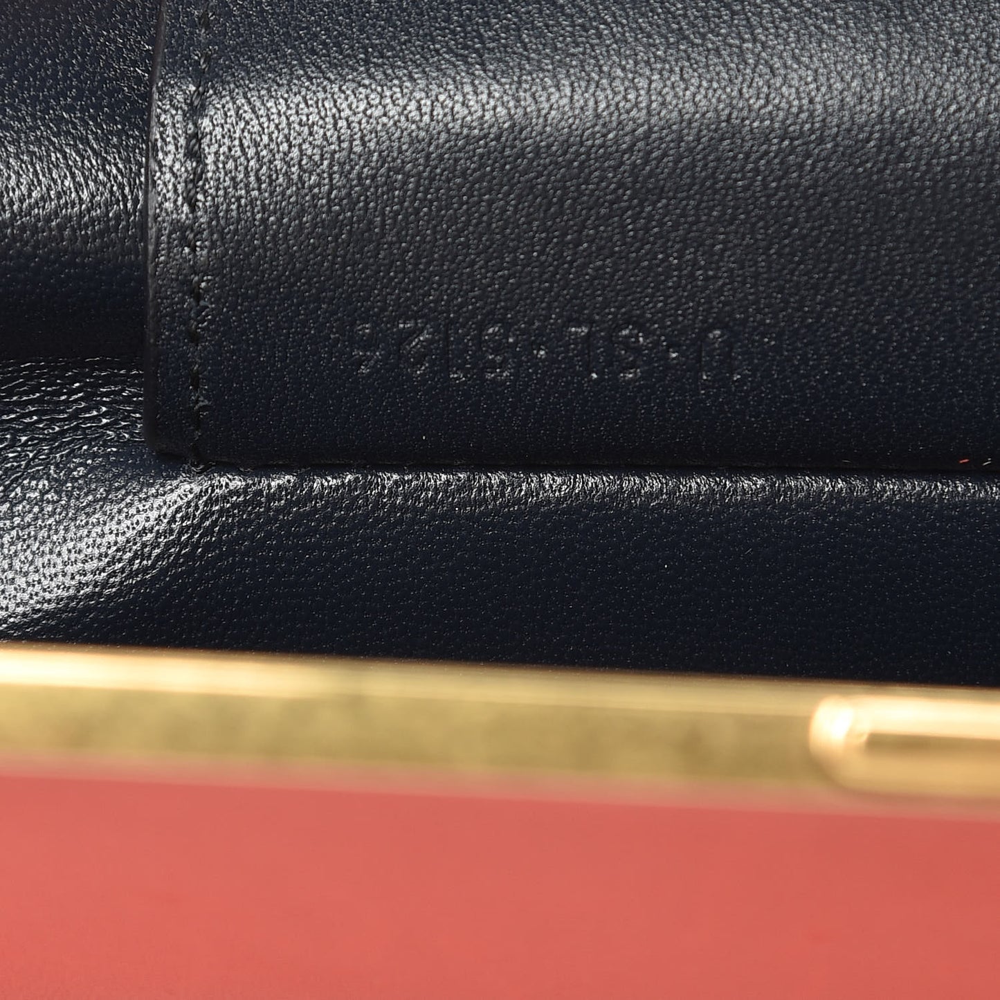 Smooth Calfskin Mini Clasp Bag Red
