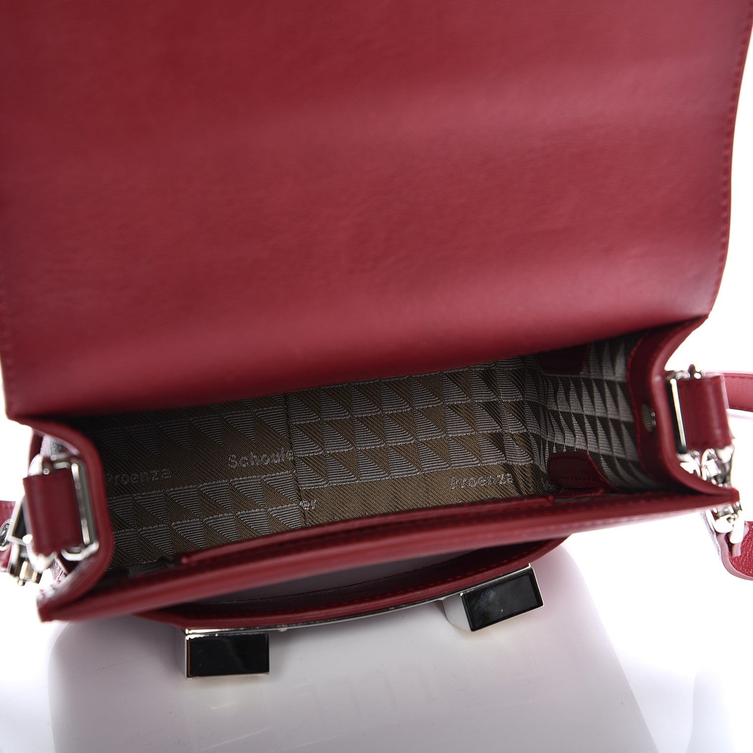 Proenza Schouler Calfskin PS11 Tiny Shoulder Bag Crimson 5 of 9