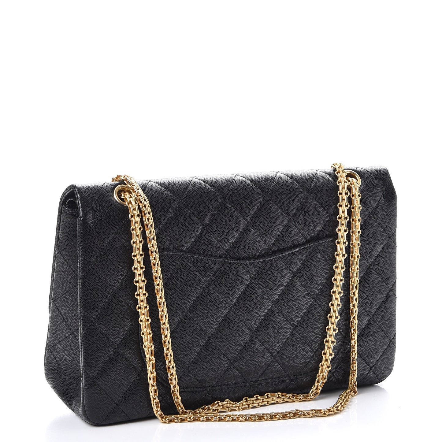 Caviar Quilted 2.55 Reissue 227 Flap Black