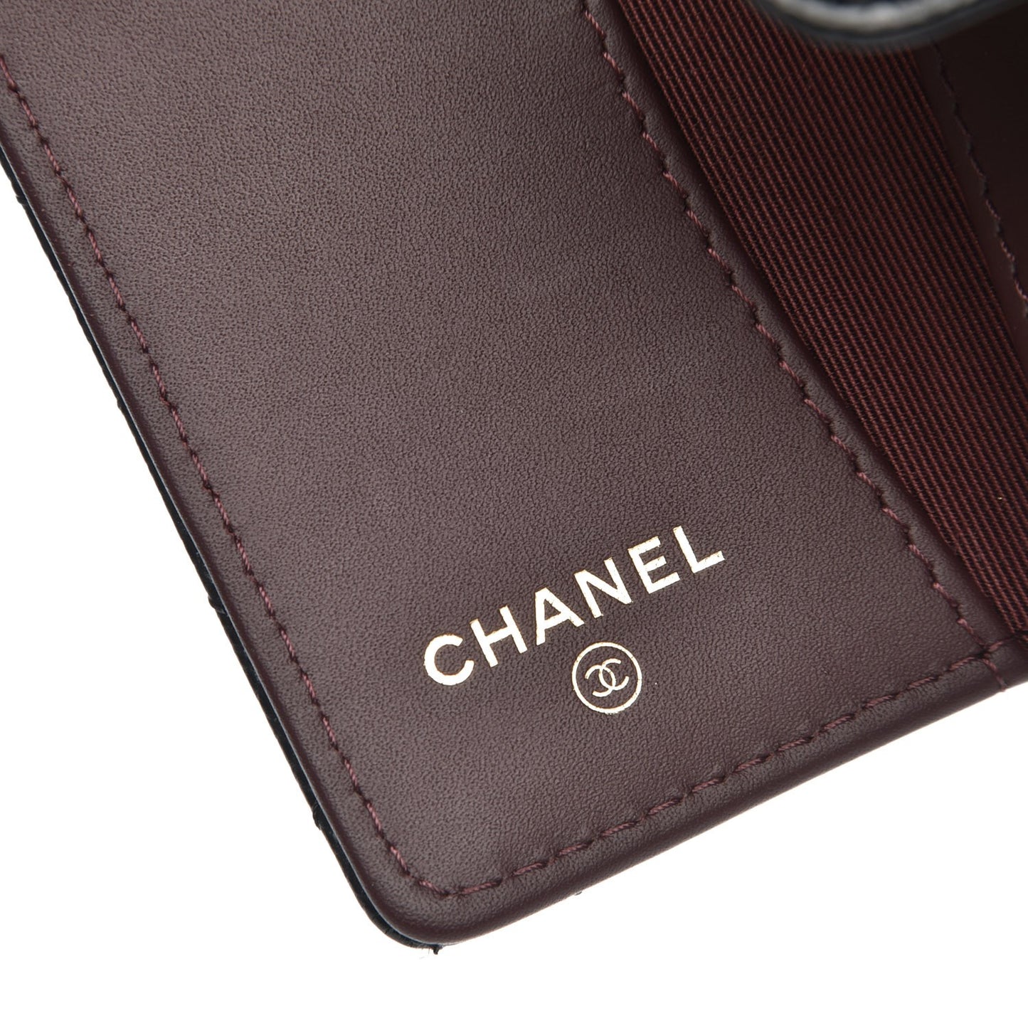 Caviar Quilted 6 Key Holder Black
