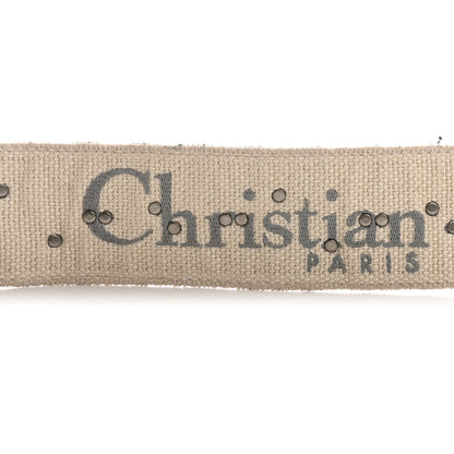Christian Dior Oblique Studded Shoulder Strap Gris Multicolor 4 of 8
