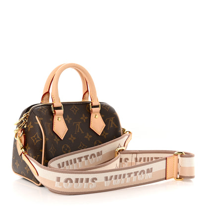 Louis Vuitton Monogram Speedy Bandouliere 20 Beige 3 of 12