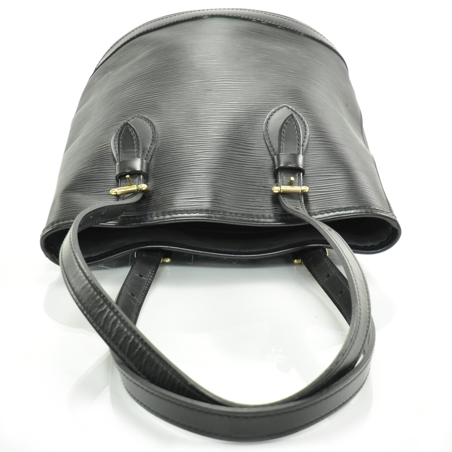 Louis Vuitton Epi Petit Bucket 23 Black 6 of 9